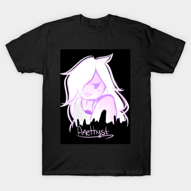 Amethyst - Steven Universe T-Shirt by Asiabdavis